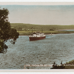 Cover image for Photograph - Launceston Views - The "Taroona" on the Tamar. No. 14 in the the series