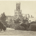 Cover image for Photograph -  Early view of Princes Square, and Chalmers Church, Launceston