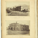 Cover image for Photograph - Macquarie Street, Hobart Town / Photographer Alfred Winter [Album page 15, Photograph 1]