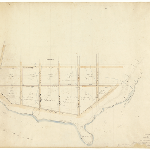 Cover image for Maps - a. Hillwood (Dorchester) showing streets and landholders (dated 1855) and b. Hillwood (Dorchester)-plan of Allanvale property of George Allan (dated 1836)