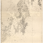 Cover image for Map - SOUTH EAST - Approaches to Hobart including DEntrecasteaux Channel and Derwent River / surveyed by A M Field / engraved by Davies and Company (No.960)