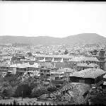 Cover image for Photograph - Hobart, Old Trinity & Penitentiary - Hobart Gaol from the Domain