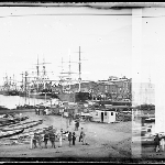 Cover image for Photograph - Waterman's Dock (half of stereoscopic)
