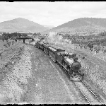 Cover image for Photograph - Express train at Granton. Jan 1935