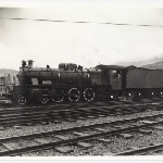 Cover image for Photograph - Train-Steam Train and M.A. and H. Class engines.