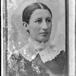 Cover image for Photograph - profile portrait of woman [lace collar]