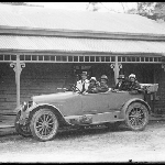 Cover image for Photograph - MAIL COACH (COPPING HOTEL?), (EN-ROUTE TO PORT ARTHUR?)