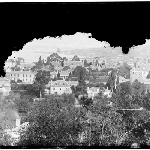Cover image for Photograph - view of Hobart from Molle Street to Antill Street from Upper Liverpool Street [glass plate]