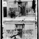 Cover image for Photograph - Piccadilly cafe, Collins Street, Hobart. nd [two images on one glass plate]