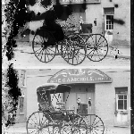 Cover image for Photograph - E C A Nichol's carriage nd