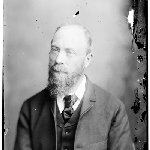 Cover image for Photograph - portrait of man [with beard wearing vest and tie] [glass plate]