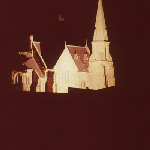 Cover image for Photograph - Ross - Church of England - exterior, at night