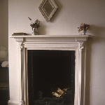 Cover image for Photograph - Jericho (?) - 'The Grove' - interior  - fireplace (unusual Georgian decoration)