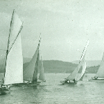 Cover image for Lantern slide - Yachts on the Derwent River