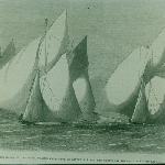 Cover image for Lantern slide - Royal Thames Yacht Club 1867