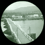 Cover image for Lantern slide - the Huon Bridge