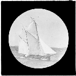 Cover image for Photograph - glass lantern slide - yachts - 'Surprise'