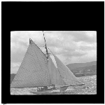 Cover image for Photograph - glass lantern slide - unidentified yacht