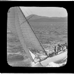 Cover image for Photograph - glass lantern slide - yachts - 'Elfin' - ocean racing