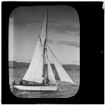 Cover image for Photograph - glass lantern slide - yachts - 'Gleam'