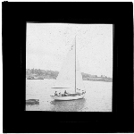 Cover image for Photograph - glass lantern slide - yachts - 'Ariel' - Regatta 1947