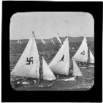 Cover image for Photograph - glass lantern slide - 12 ft dinghies