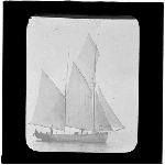 Cover image for Photograph - glass lantern slide - yachts - 'Friendship'  (1853)