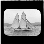 Cover image for Photograph - glass lantern slide - yacht - 'Eveline May'