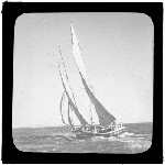Cover image for Photograph - glass lantern slide - yacht - 'Huon Chief'