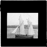 Cover image for Photograph - glass lantern slide - sailing vessel - 'Elizabeth' (1866)