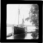 Cover image for Photograph - glass lantern slide - ship 'Yolla'
