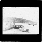 Cover image for Photograph - glass lantern slide - Bellerive - two boats "Spray" and Petrel" (see NS2511/1/318)