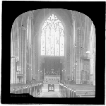 Cover image for Photograph - glass lantern slide - Hobart - St David's Cathederal - interior