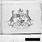 Cover image for Photograph - glass lantern slide - Tasmanian Coat of Arms