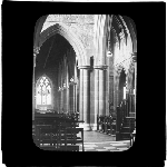 Cover image for Photograph - glass lantern slide - Hobart - St David's Cathederal - interior view -  photo by F.G. Robinson