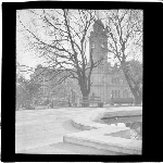 Cover image for Photograph - glass lantern slide - Hobart - General Post Office (GPO) from Franklin Square fountain corner