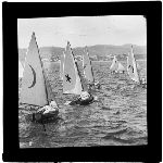 Cover image for Photograph - glass lantern slide - 12 ft dinghies - photo by Nat Oldham