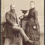 Cover image for Photograph: Richard and Fanny Smith (nee Cato) at the time of their marriage 15 Jan 1873 (Photo by Anson Bros)