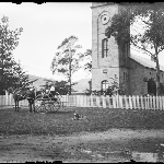 Cover image for Photograph - Richmond and Sorell [Glass negative] [St Luke's Anglican Church - Richmond]