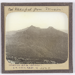 Cover image for Photograph - Glass slide - Mt Manfred / J W Beattie Tasmanian Series 282a