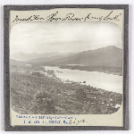 Cover image for Photograph - Glass slide - Huon River at Franklin / J W Beattie Tasmanian Series 607a