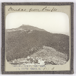 Cover image for Photograph - Glass slide - Dundas from Pimple / J W Beattie Tasmanian Series 932b
