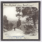 Cover image for Photograph - Glass slide - New Norfolk / J W Beattie Tasmanian Series 941a [possibly from Back River Rd, near Fairview school]