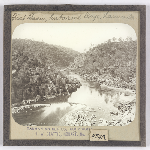 Cover image for Photograph - Glass slide - First Basin, Cataract Gorge / J W Beattie Tasmanian Series 989a