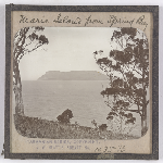 Cover image for Photograph - Glass slide - White Rock, Maria Island / J W Beattie Tasmanian Series 1035b