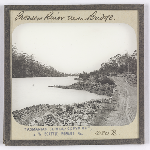 Cover image for Photograph - Glass slide - Prosser's River near bridge / J W Beattie Tasmanian Series 1080b