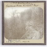 Cover image for Photograph - Glass slide - NE Dundas  cuttings east side Great Northern Gorge / J W Beattie Tasmanian Series 1096a