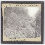 Cover image for Photograph - Glass slide - NE Dundas  Railway cuttings at 11 1/2 mile / J W Beattie Tasmanian Series 1106a