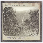 Cover image for Photograph - Glass slide - Montezuma Falls / J W Beattie Tasmanian Series 1112a
