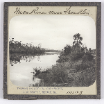 Cover image for Photograph - Glass slide - Huon River near Franklin / J W Beattie Tasmanian Series 1149b